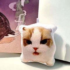 Oiiaioooooiai Cat Voice Keychain Decompression with Sound German Kitten Voice Pendant Reverses Cat Voice Doll