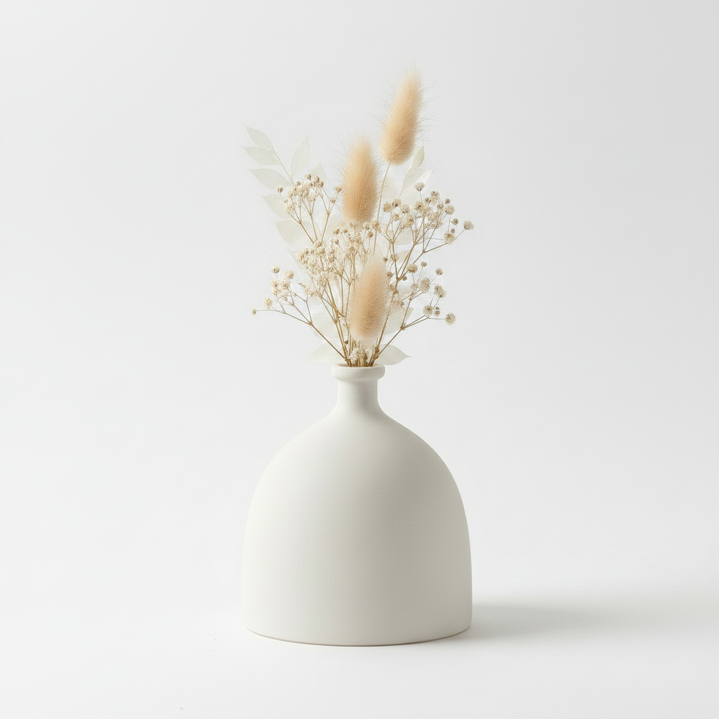 Nordic Ceramic Vase | Minimalist Decorative Vase for Home & Office