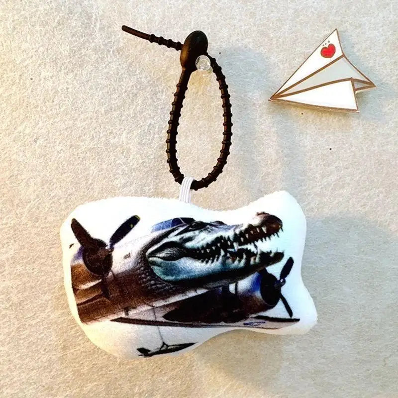 Ai Shan Hai Jing Plush Voice-making Pendant Keychains Tung Tung Sahur Figure Funny Italian Brainrot Animals Keychains