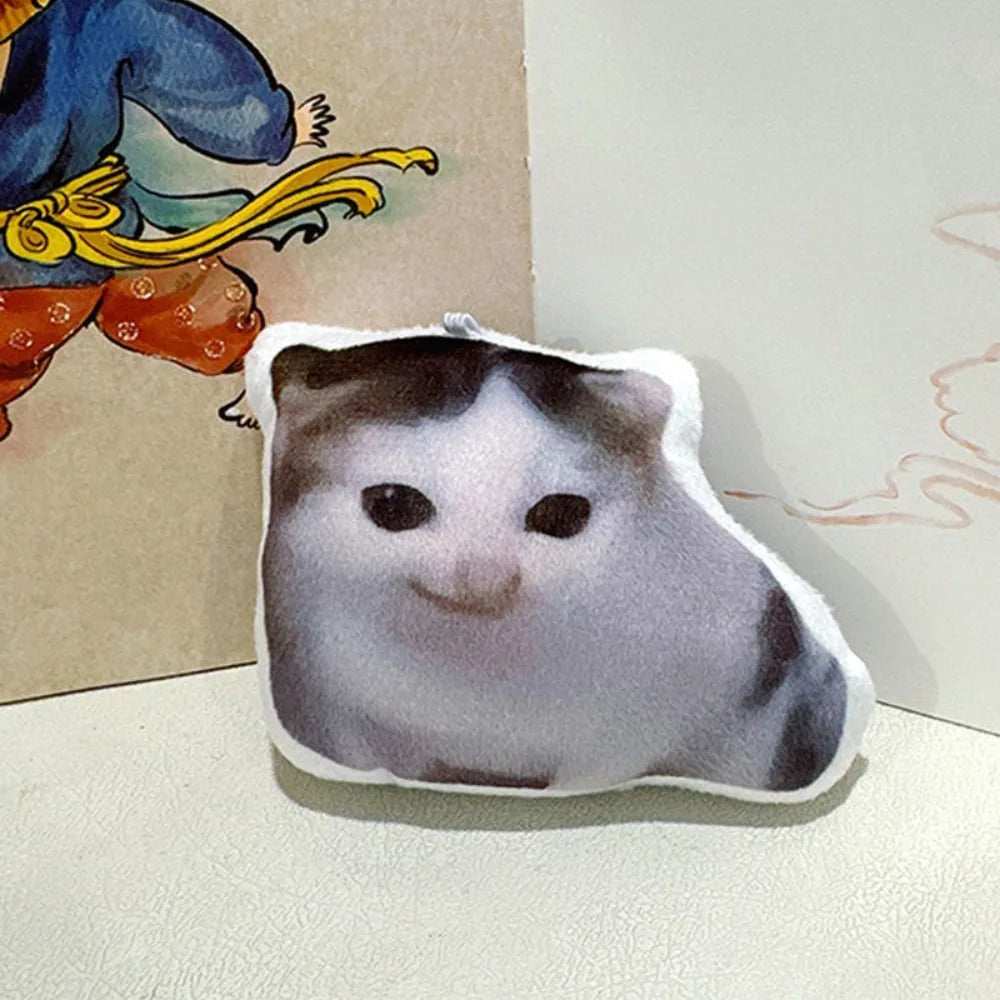 Oiiaioooooiai Cat Voice Keychain Decompression with Sound German Kitten Voice Pendant Reverses Cat Voice Doll