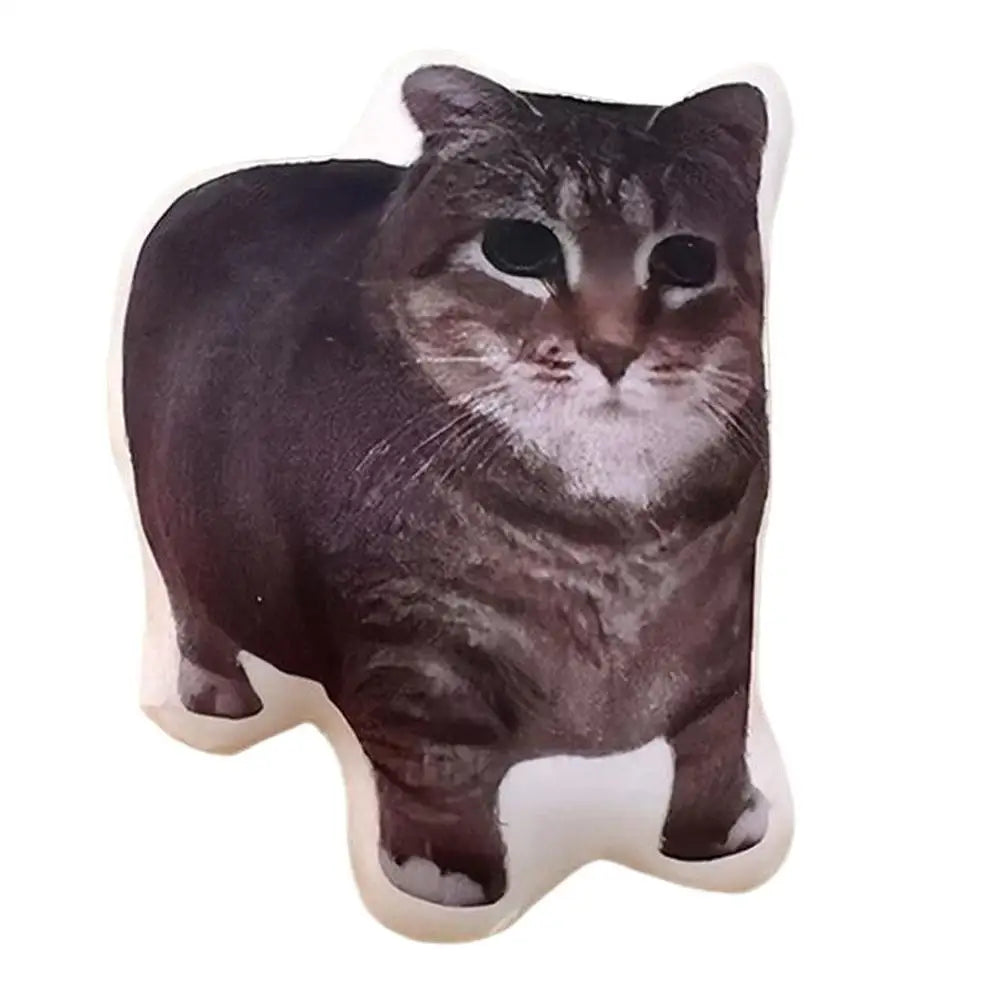 Voice Doll Cat Voice Keychain With Sound Decompression Soft Plush Squeeze Talking Cat Keychain Realistic Meow Sound Kids Toy