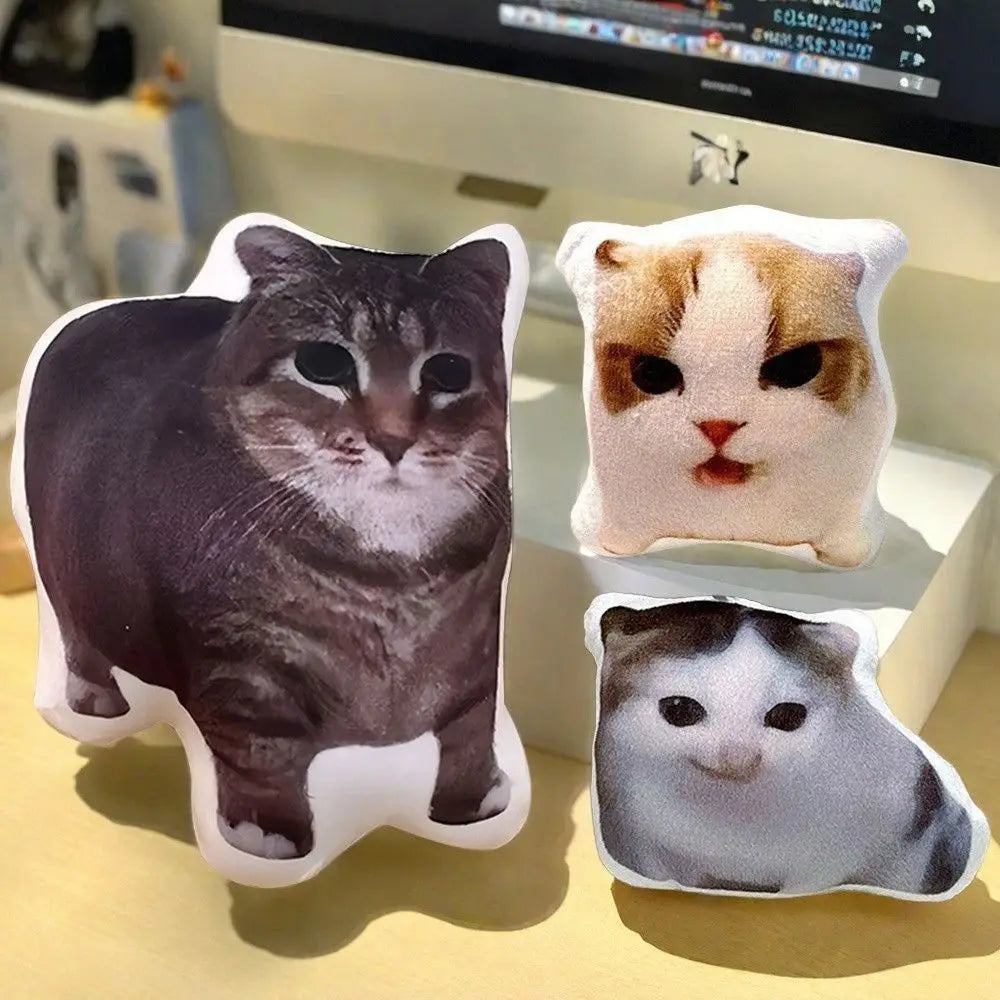 Oiiaioooooiai Cat Voice Keychain Decompression with Sound German Kitten Voice Pendant Reverses Cat Voice Doll